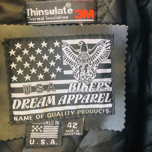 Men’s motorcycle leather with insulation jacket - Picture 4 of 4